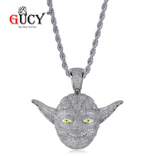 Load image into Gallery viewer, Yoda Pendant Necklace
