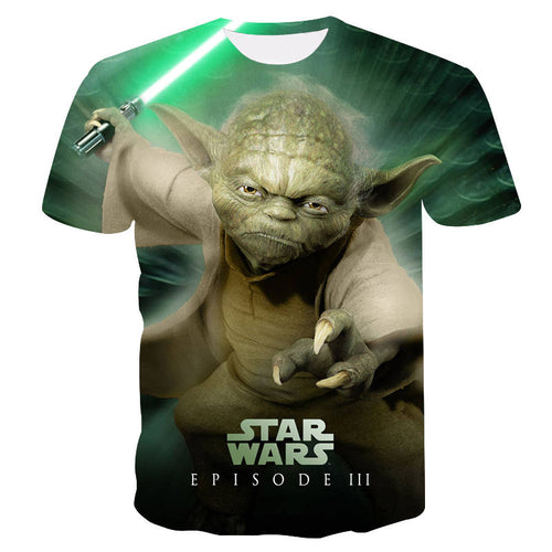Newest 3D Printed star wars t shirt Men